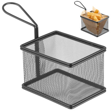 Iepirkumu grozs ceptu miniatūrai uzkodas ar 125x100x85 mm rokturi - Hendi 425626