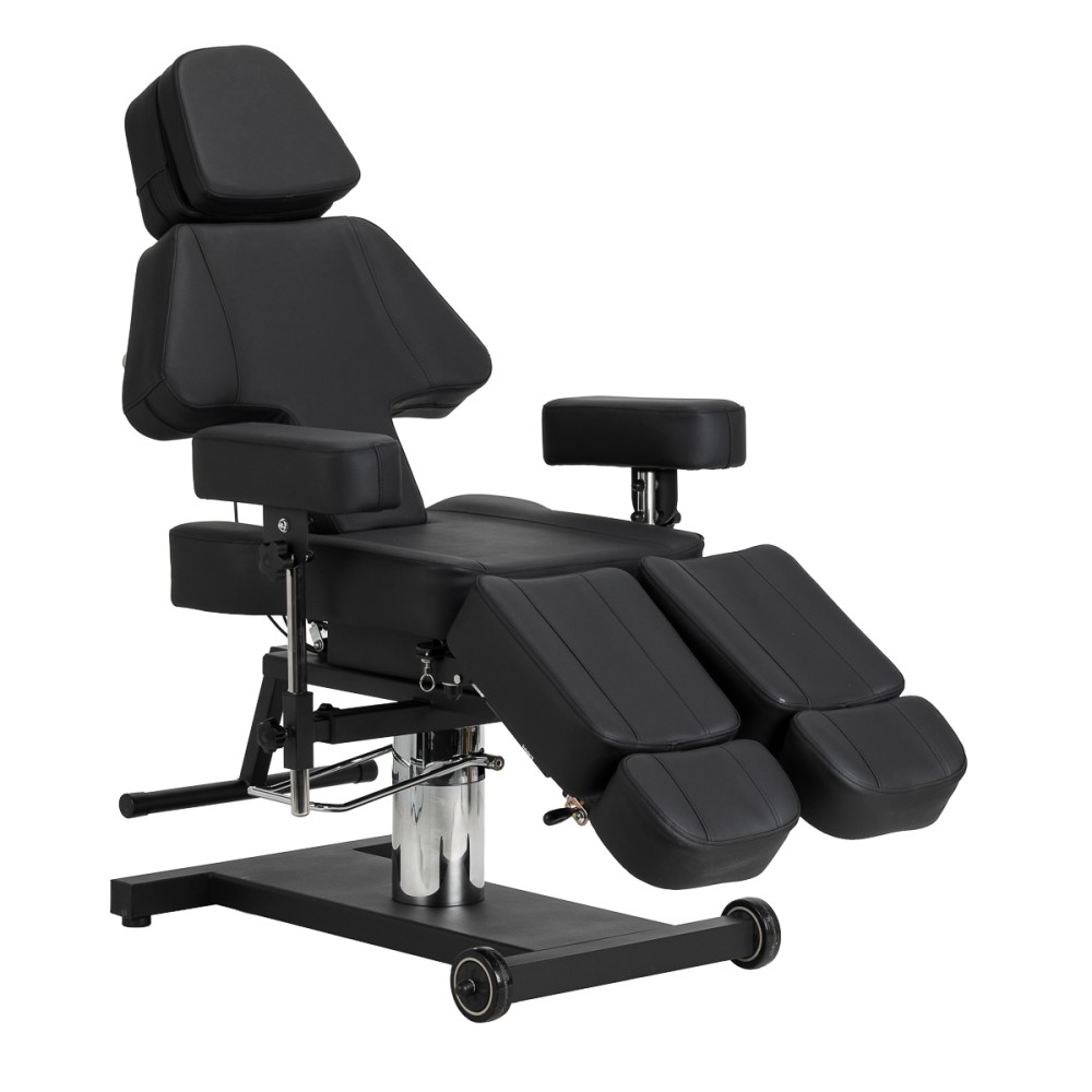 Fauteuil de tatouage Pro Ink 605 réglage fluide noir