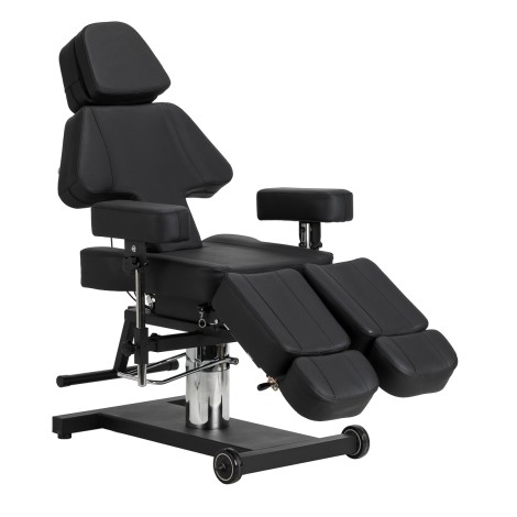 Fauteuil de tatouage Pro Ink 605 réglage fluide noir