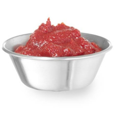 Egy tál Ramekin-tál a rozsdamentes acél dips mártásokba. 62 mm 12 db. 45 ml - Hendi 400012