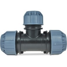 Giason TEE 90 ° Riduzione PP 25mm x 20mm x 25mm
