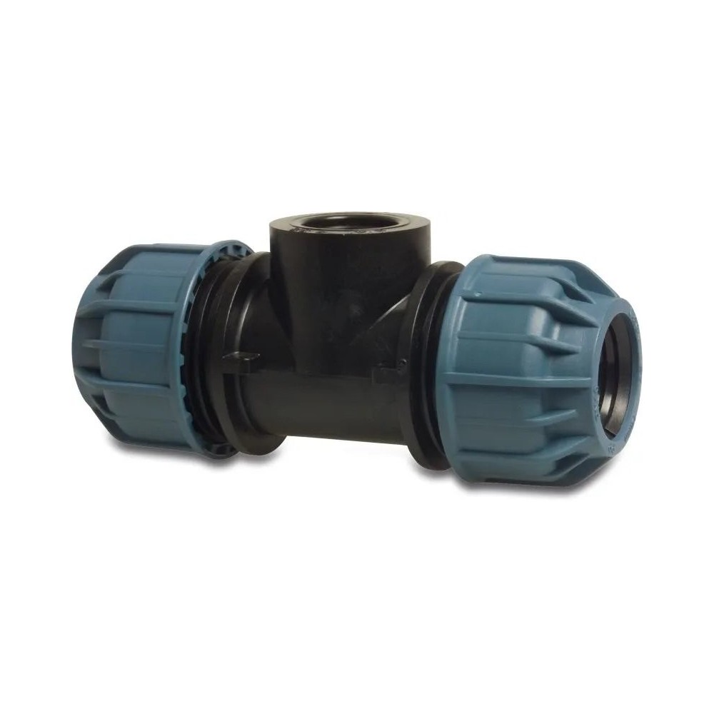Jason 90 ° T-Stück PP 32 mm x 3/4 "x 32 mm
