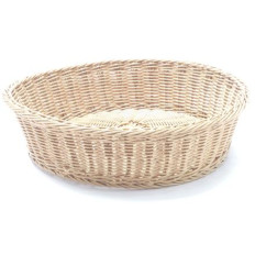 Buffet Basket for Bread Round Beige Wed. 400 mm - Hendi 426920