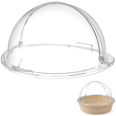 Rolltop cover for a basket...