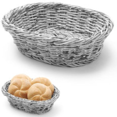 Grozs maizes ovālai polipropilēna pelēka 250x190x65 mm - Hendi 426616