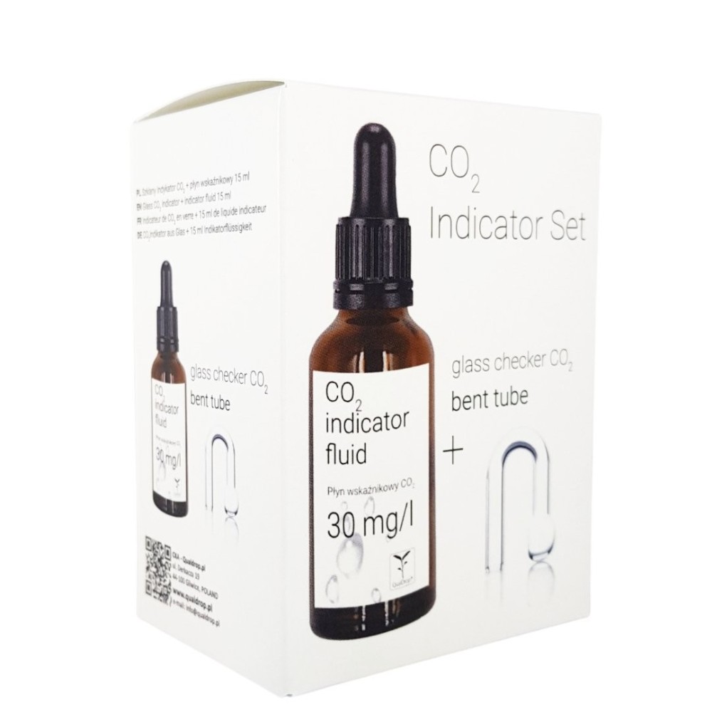 Kit Indicateur CO2 - Tube courbé + fluide indicateur 15 ml