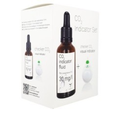 CO2 indicator kit - Visual Indicator + indicator fluid 15 ml