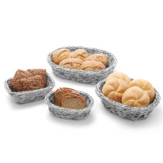 Rectangular basket polypropylene gray 190x130x60 mm - Hendi 426784