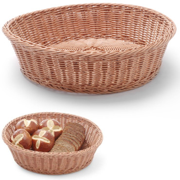 Buffet de cesta no pão redondo marrom qua. 400 mm - Hendi 426999