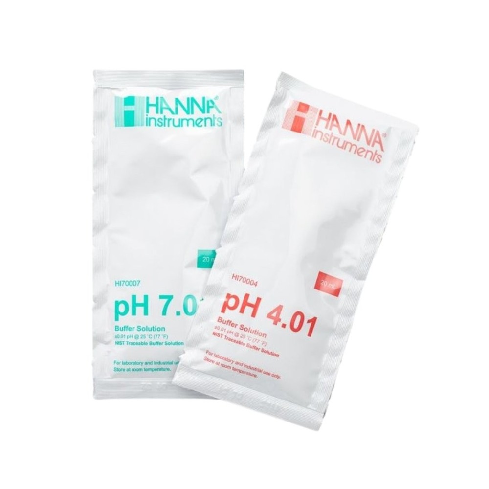 Kit d'étalonnage Hanna 4.01 / 7.01