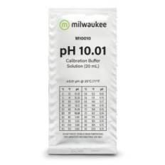 Milwaukee pH 10.01 kalibrēšanas šķidrums - komplekts 25x20 ml