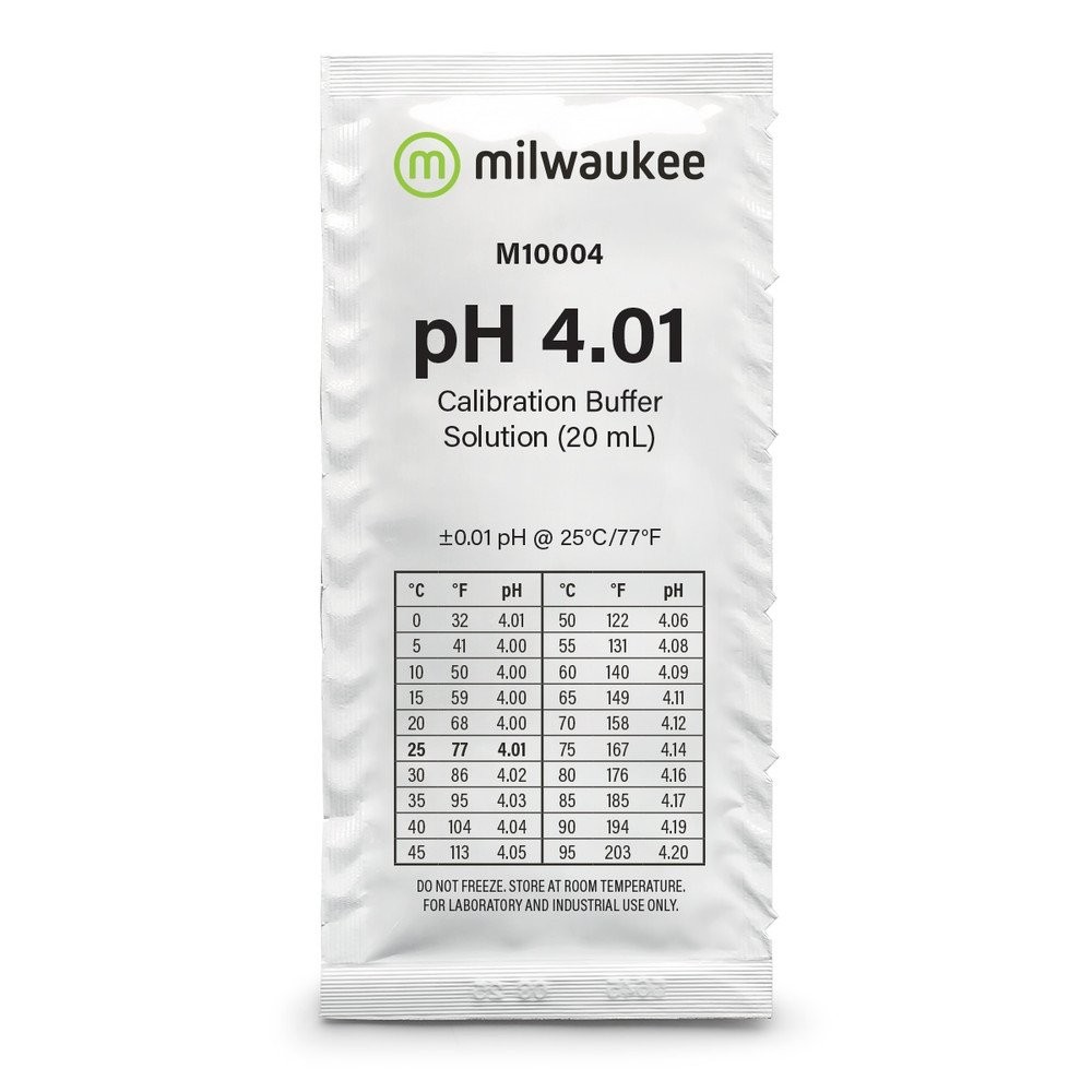 Fluido de calibração de milwaukee pH 4.01