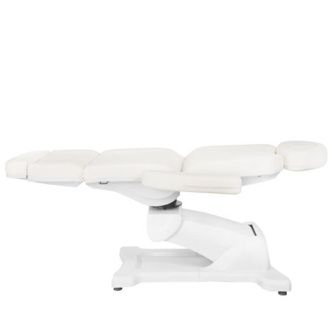 Fauteuil cosmétique électrique Azzurro 869a rotatif 4 moteurs blanc — vue latérale