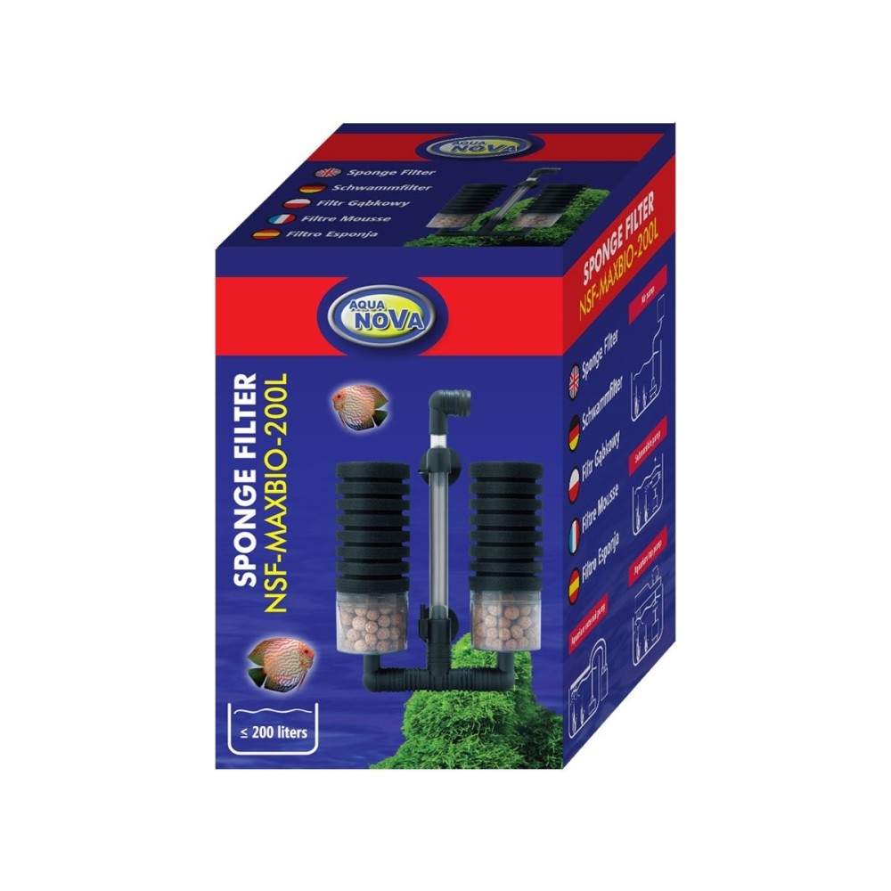 Aqua nova nsf-maxbio-200l φίλτρο