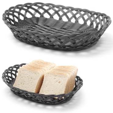 Cart container for fruits vegetables Braided oval 320x230x55 mm - Hendi 426265