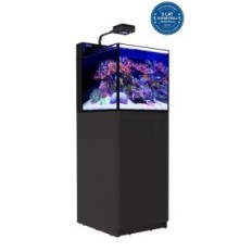 Rødehavet Max Nano Peninsula G2 Sea Aquarium sett med et svart skap