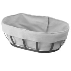 Panier de pain avec sac gris ovale - Hendi 427125