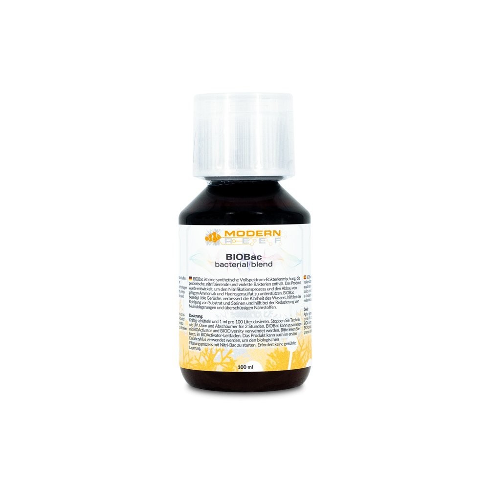 Modern Reef BIOBac baktériumkeverék 100ml - Nitrifiatív baktériumok