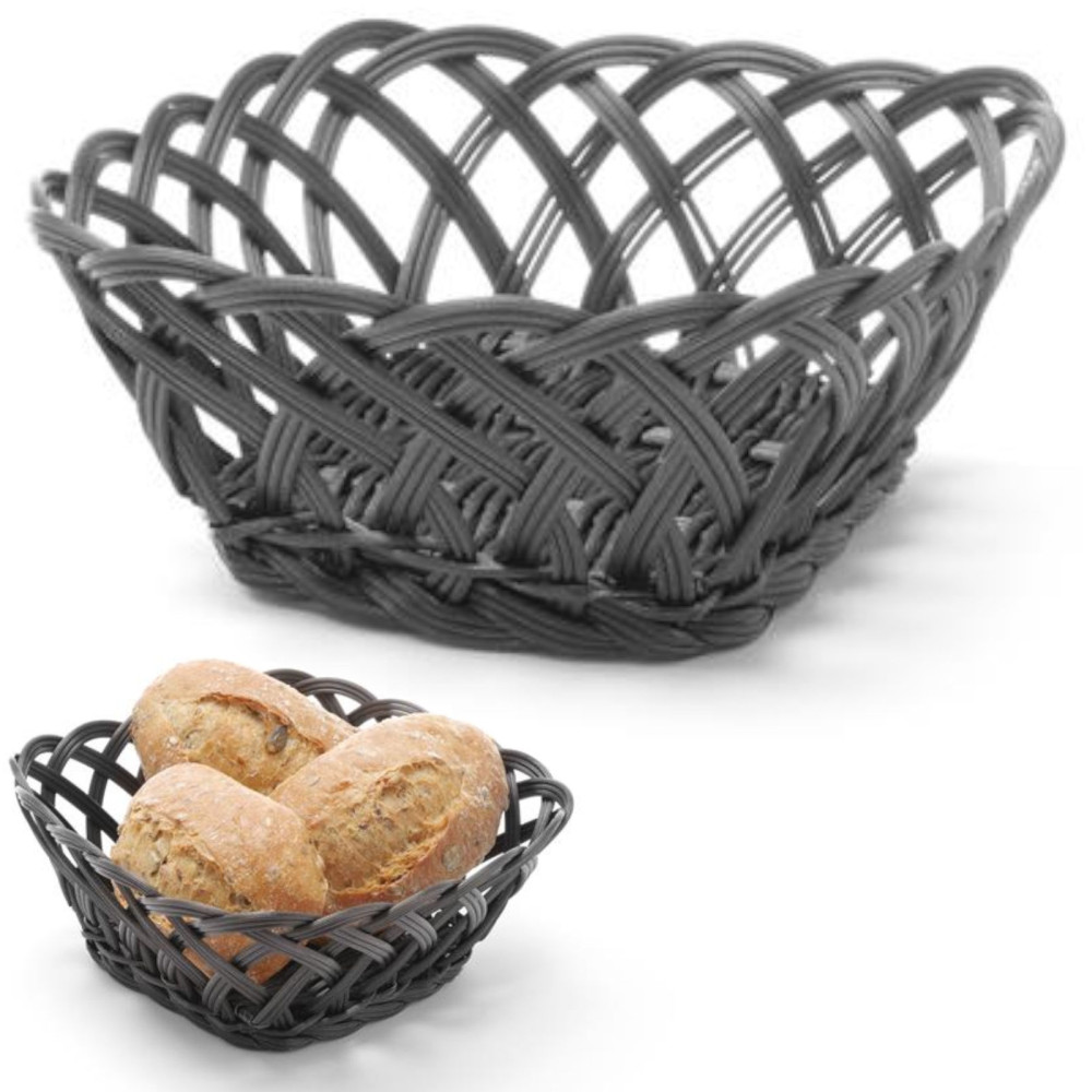 Basket container for fruits vegetables plaited square - Hendi 426227 Basket container for fruits vegetables plaited square - Hendi 426227
