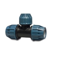 Jason Μείωση TEE 90 ° PP 25 mm x 20 mm x 25 mm σφιγκτήρα 16bar