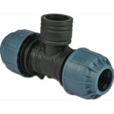 Jason Trojnik 90 ° μεταφορά PP 25 mm x 1/2 "x 25 mm σφιγκτήρα