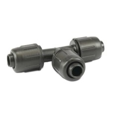 Tee 90 ° PP 16mm lukk 4bar must