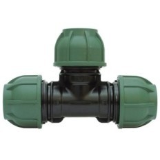 Tee 90 stupňů PP 32mm Zámek 4 bar černo-zelené