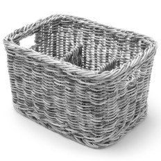 Basket Dispenser on cutlery spices with 4 black compartments - Hendi 426067