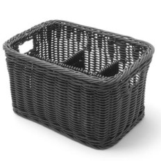 Distributore di cesto su spezie posate con 4 scomparti Grey Melange - Hendi 426074