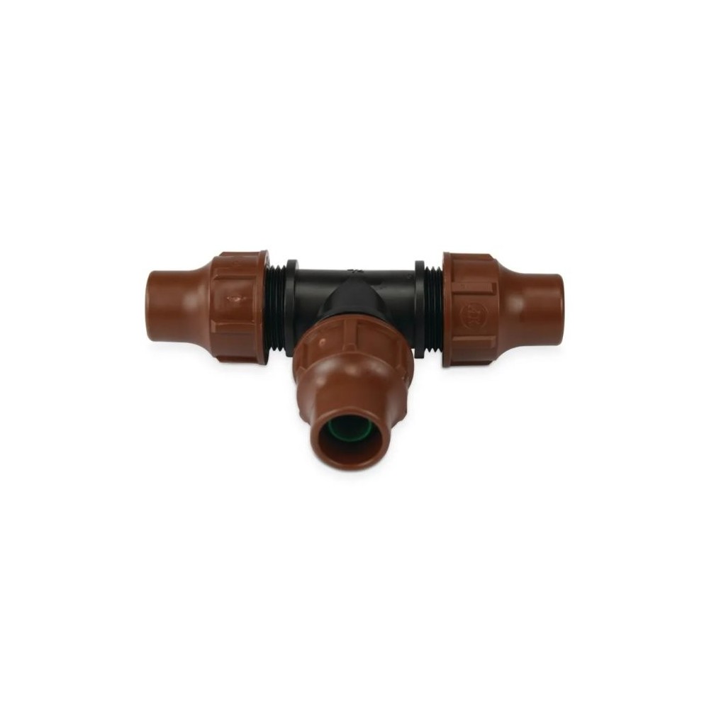 RAIN BIRD TEE PP 16mm užraktas rudos spalvos tipas BF-32 užraktas