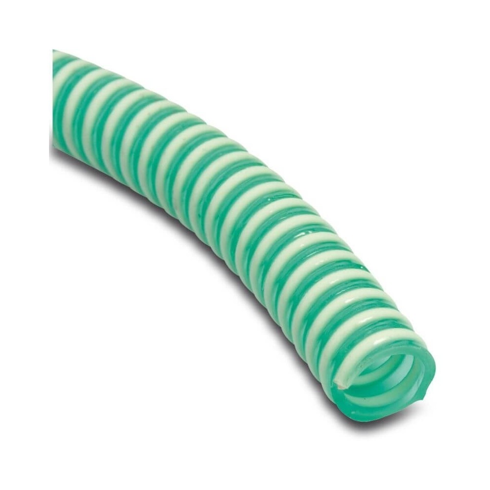 Probespiral sugugning PVC 38mm x 44,6 mm 5BAR 0,65 bar ljusgrön 1m