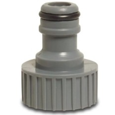 Flostide Connection "Klik" PVC-U 1/2 "GW X Male Klik Grey