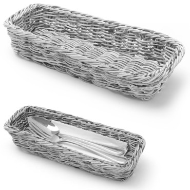 Candidatura Forquilha Forquilha Forma Facas Baldes Gray Melange 270x100x45 mm - Hendi 426081