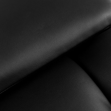 Sillon Alba profesionalna stolica za tretman trepavica crna s postoljem od zlata — detaljni prikaz sjedala