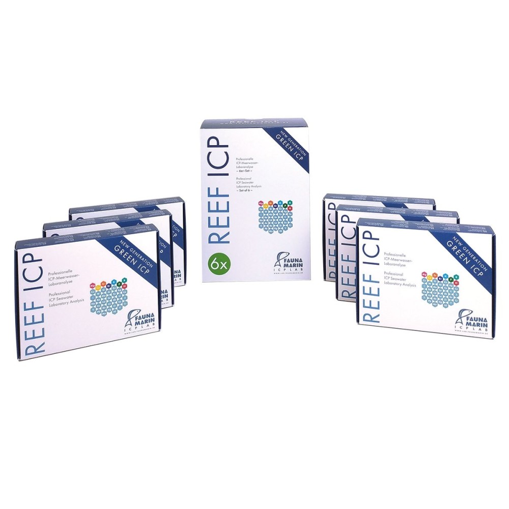 Fauna Marin Reef ICP 6er-Set - A set of 6 ICP tests