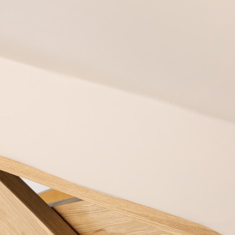 SPA ligstoel Sillon Siesta crème met lichtbruine basis — detail oppervlak