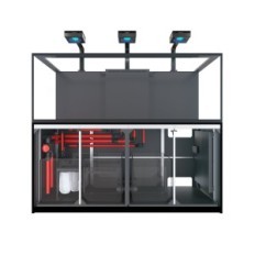 Red Sea Reefer G2 + S 850 Deluxe System Aquarium set with a black cabinet