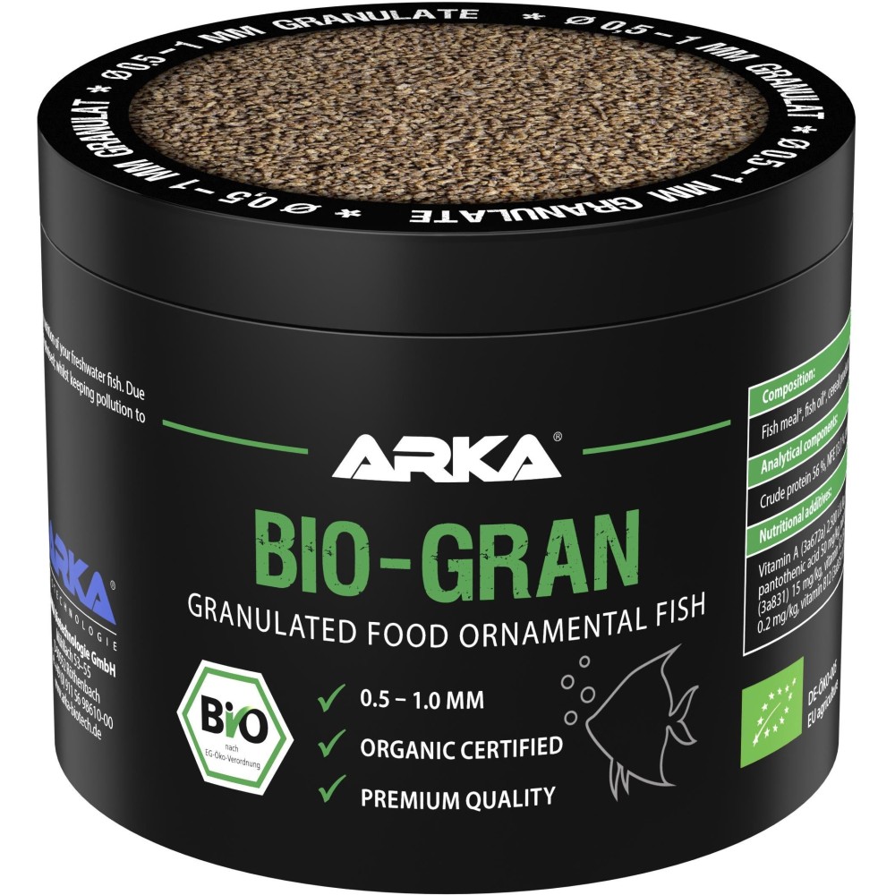 Arka Bio-Gran Organic 500 ml Bio food for aquarium fish