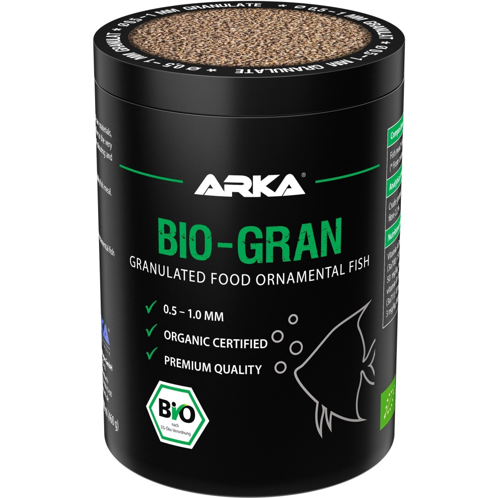 Arka Bio-Gran Organic 1000 ml Bio barība akvārija zivīm
