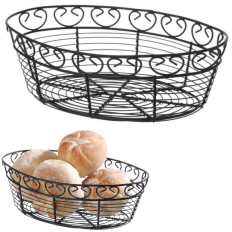 Wire basket for serving the decorative oval bread feeding - Hendi 425879