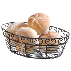 Wire Basket za služenje dekorativnega ovalnega kruha hranjenje - Hendi 425879