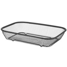Traadi ostukorvi leiva leivateenuste serveerimiseks 295x220x60 mm Black - Hendi 425558