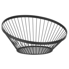Basket Bowl Wire for fruit black with a matte coating Wed. 280 mm - Hendi 427088