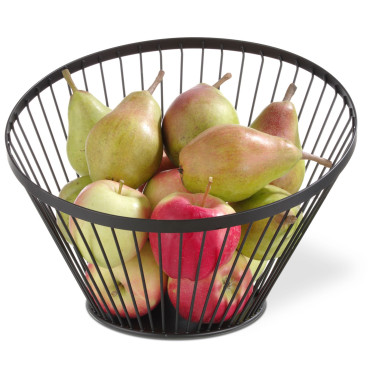 Fio da bacia da cesta no preto da fruta com um revestimento matte 300 mm - Hendi 427071 Fio da bacia da cesta no preto da fruta com um revestimento matte 300 mm - Hendi 427071