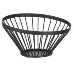 Korbschüsseldraht auf Früchtenschwarz mit einem matten Beschichtungsmoch. 150 mm - Hendi 427095