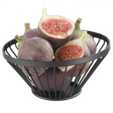 Basket bolle wire på frukt svart med et matt belegg onsdag 150 mm - Hendi 427095