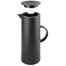 Thermos-vacuümkan met knop en glas in cartridge 1 L - Hendi 449615