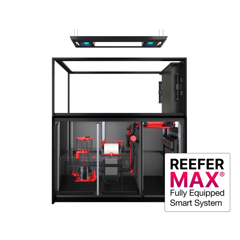 Red Sea Reefer G2 + Peninsula S-700 MAX Aquarium set with a white cabinet