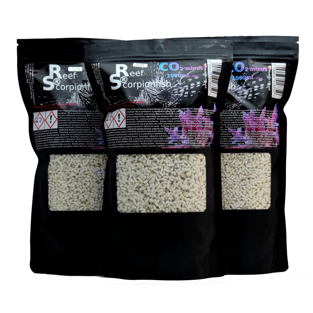 Reef ScorpionFish CO2 Minus 1000 ml - Príprava pH