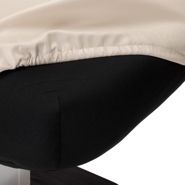 SPA-Liege Sillon Comfort Creme mit schwarzer Basis — Detailaufnahme Basis